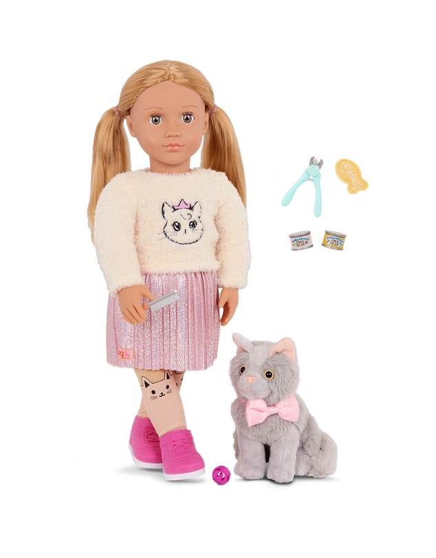 Our Generation - Our Generation Doll with Pet Kitten, Sheela & Sammy
