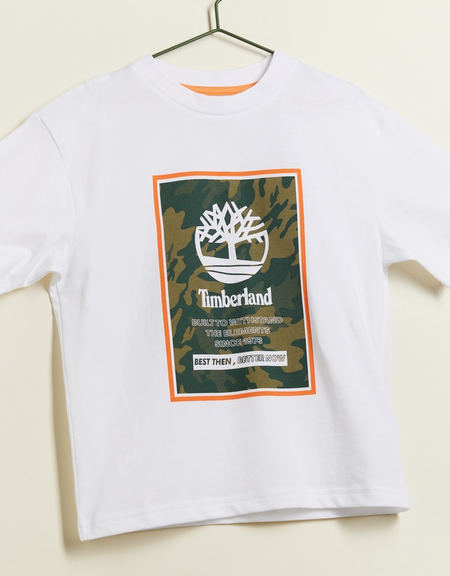 Timberland - Short Sleeves Tee-Shirt - Kids-Teens