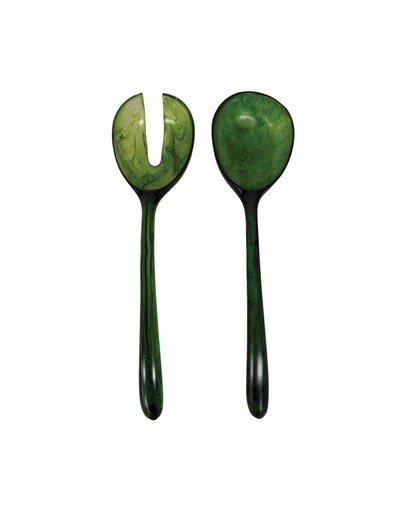 Urban Attitude - Urban Attitude LILA Large Paired Servers Length 30cm, Width 7.5cm (Spoon) - Sage Mist