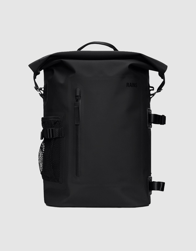 RAINS - Deepwater Rolltop Rucksack Black