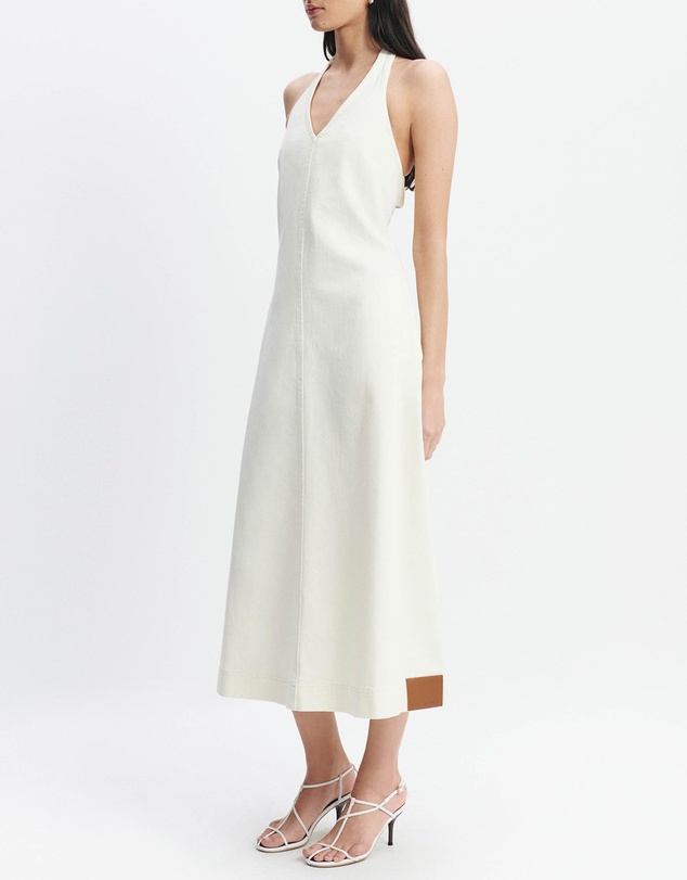 Aje Studio - Elsie Denim Halter Dress