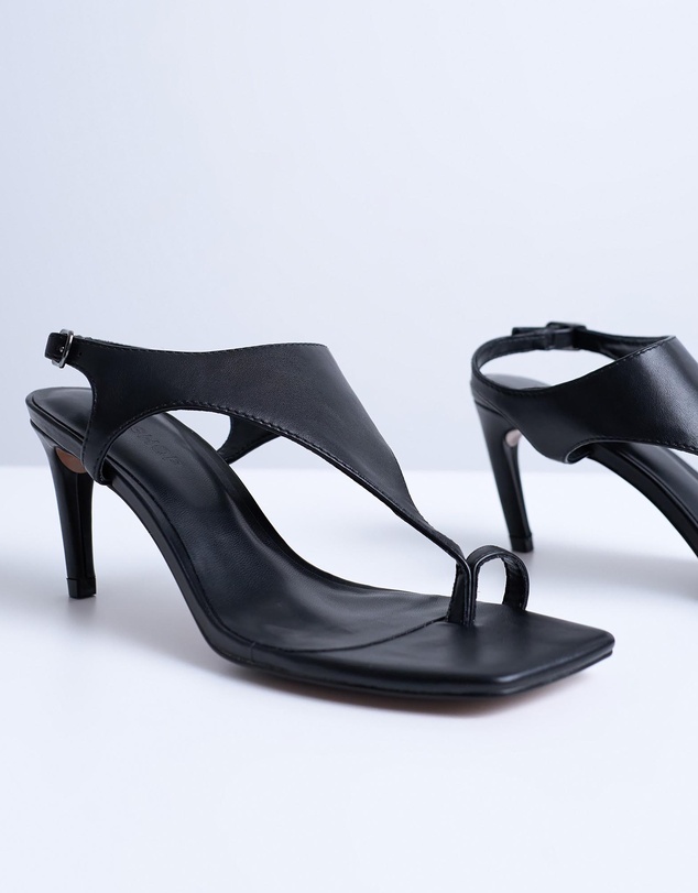 TOPSHOP - Iman Toe Loop Heeled Sandals