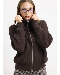 Subtitled - Ellie Double End Zip Longline Cardigan