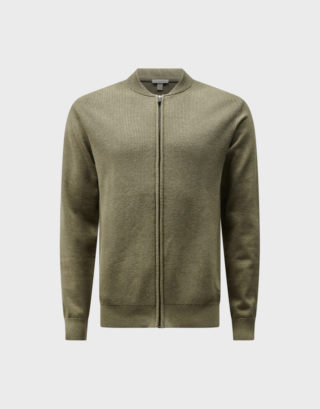 Peckham Rye  - Peckham Rye Knitted Bomber Zip Up