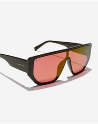 Hawkers Co - HAWKERS - Dark Khaki Fucsia Eco METRO Sunglasses for Men and Women UV400