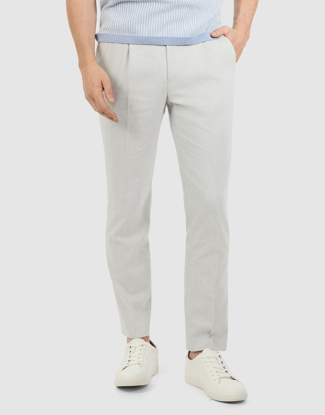 Tarocash - Drift Pleat Linen Pant