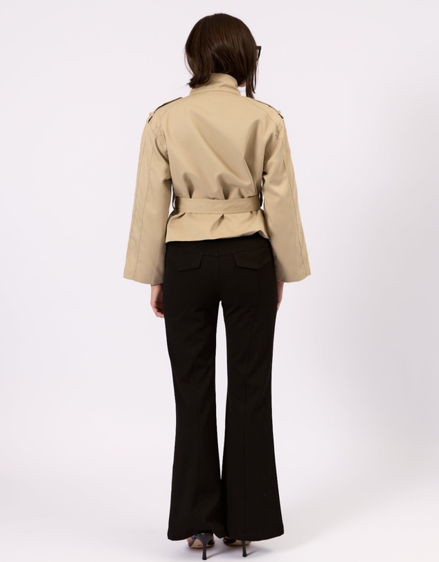 Style Addict - Cropped Trench