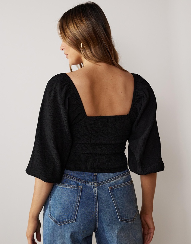Atmos&Here - Freya Puff Sleeve Top