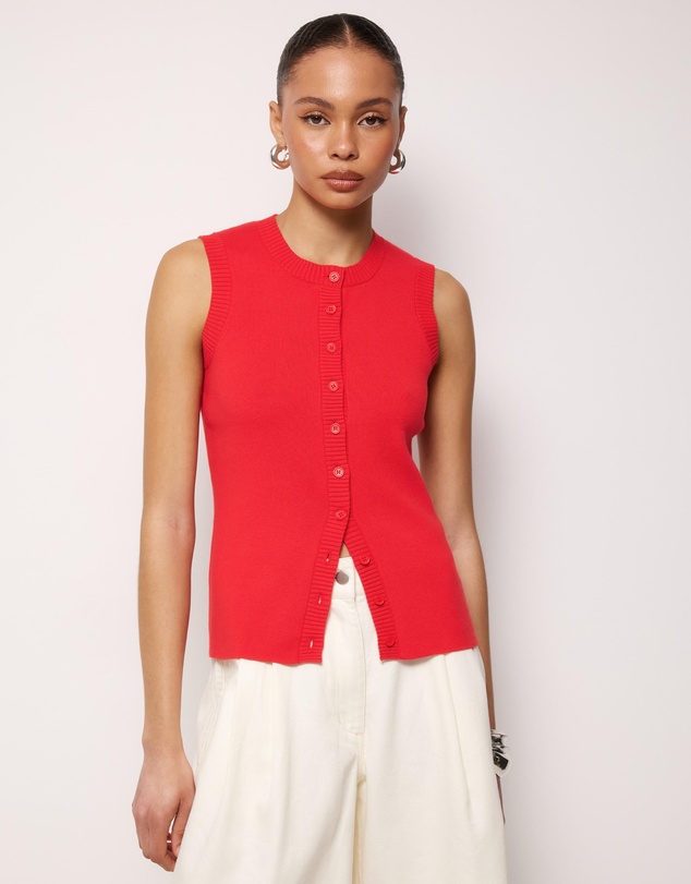 AERE - Niley Organic Cotton Vest