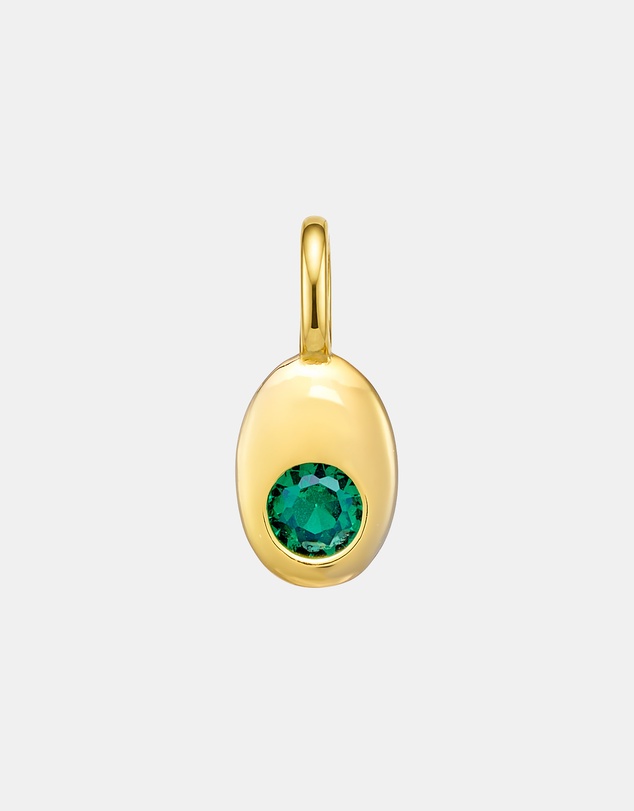 Zoe Olivia - 14K Gold Vermeil May Birthstone Charm
