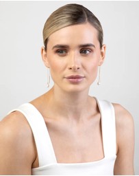 Lovisa - Gold Plated Pearl Thread Through Earrings
