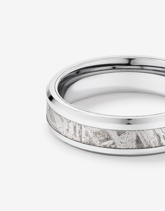 Michael Hill - 6mm Tungsten and Meteorite Wedding Band
