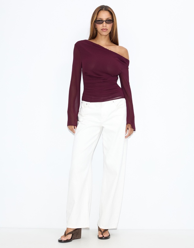 Dazie - Quinn Off Shoulder Top