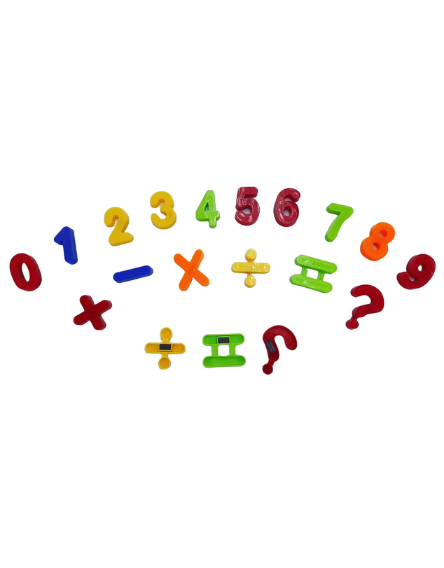Bright Child - Magnetic Numbers & Signs Tub