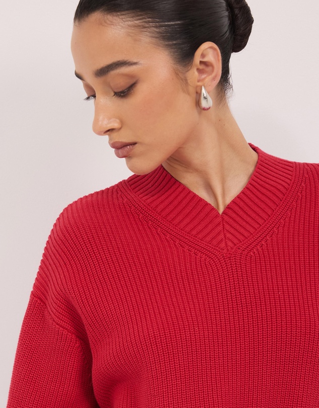 Calli - Ronnie V-Neck Jumper