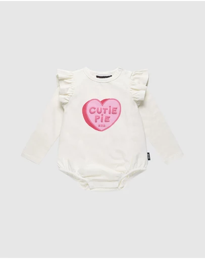 Rock Your Baby - Cutie Pie Long Sleeve Frill Bubble Bodysuit