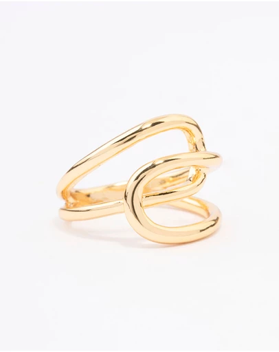 Lovisa - Gold Plated Interlocked Ring