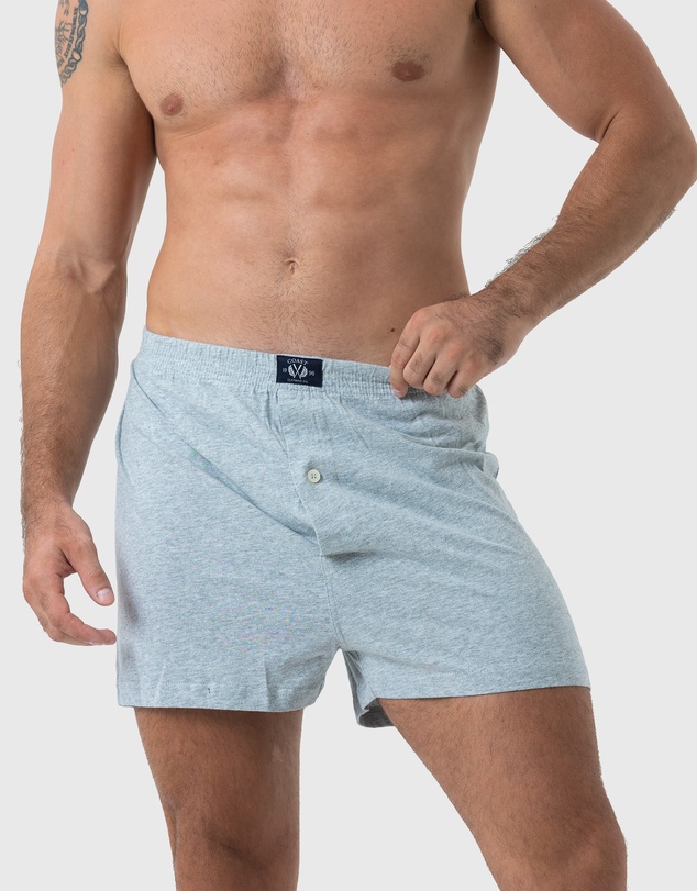Coast Clothing - 2 Pack Knit Boxers - Grey