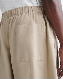 COS - Cotton Cropped Relaxed-Fit Barrel Leg Trousers