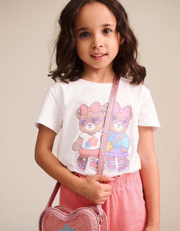 Huxbaby - Strawberry Sequin Heart Bag