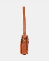 Pierre Cardin - Pierre Cardin Rustic Leather Cross Body Bag