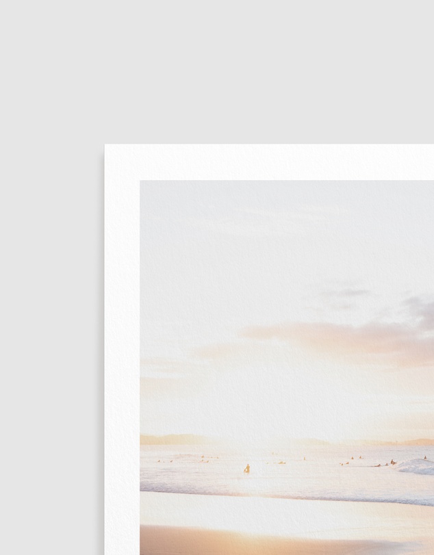 Olive et Oriel - Sunset at SnapperRocks Art Print