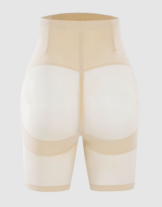 B Free Intimate Apparel - High Waist Power Mesh Tummy Control Shorts