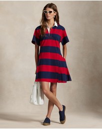 Polo Ralph Lauren - Striped Cotton Jersey Rugby Dress - ICONIC EXCLUSIVE