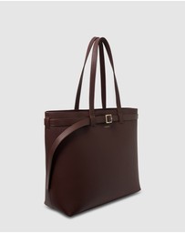 SABEN - Tia Shoulder Bag Espresso + Bronze