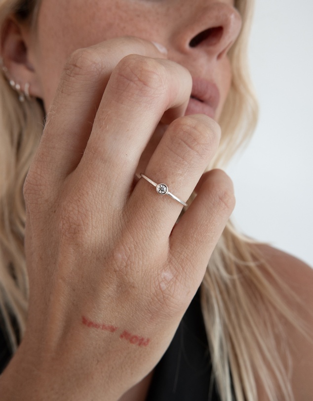 Luna Rae - Sterling Silver - Diamond Sky Ring