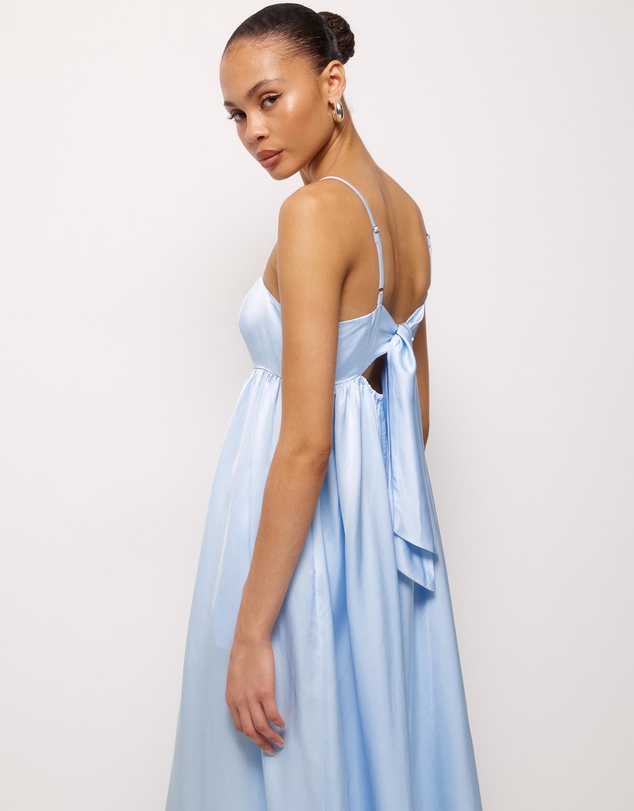 AERE - Suri Satin Maxi Dress