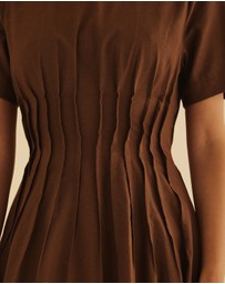 Atmos&Here - Maya Pleat Maxi Dress