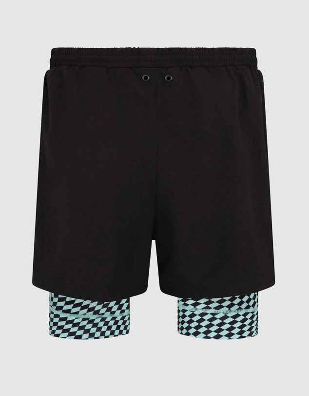 Boardies - Boardies Warped Check Active Compression Shorts