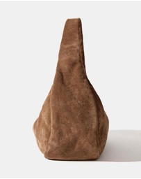 St. Agni - Suede Large Bon Bon Bag