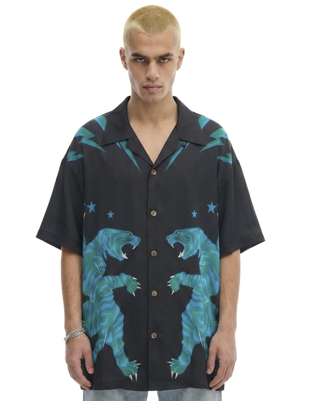 THE TALES - Osaka Tiger Silk Shirt