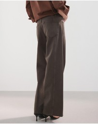 M.N.G - Wide-Leg Jeans With Drawstring