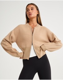 All Fenix - Two Way Zip Knit Bomber