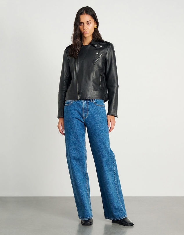 Jag - Leather Biker Jacket