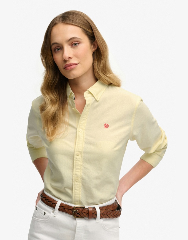 Superdry - Slim Oxford Button Down Long Sleeve Shirt