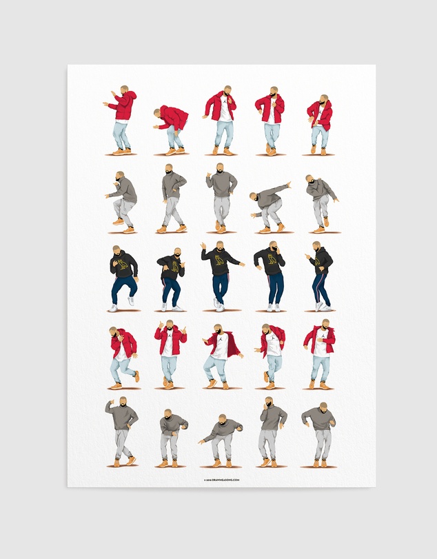 Olive et Oriel - Hotline Bling Art Print