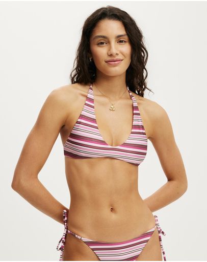 Boho Stripes Pink Shimmer