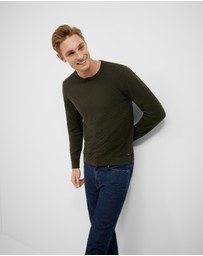 Politix - Lightweight Zig Zag Crew Neck Knit