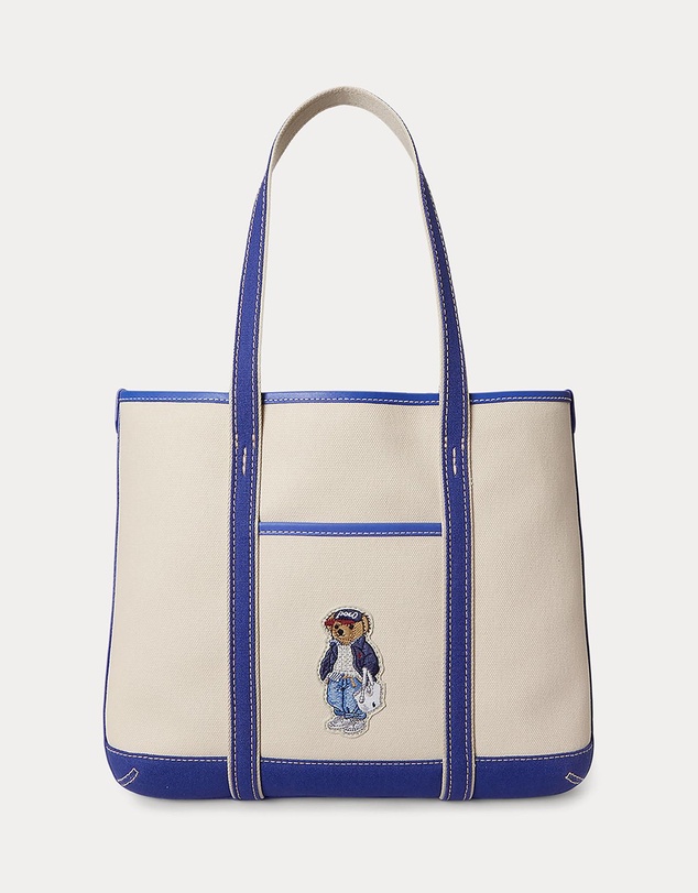 Polo Ralph Lauren - Polo Bear Canvas Small Shopper Tote
