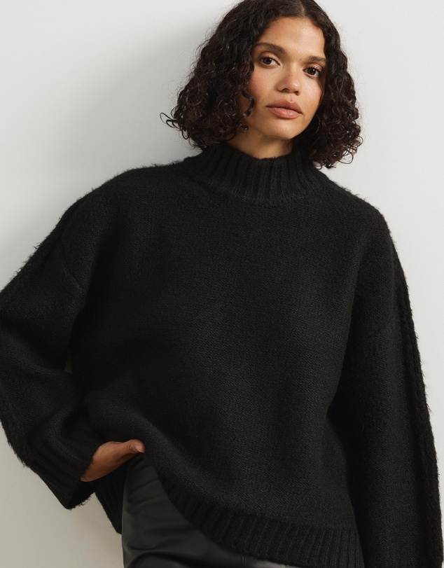 Atmos&Here - Charll Funnel Neck Knit Jumper