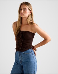 Forever New - Emira Ruffle Bandeau Top