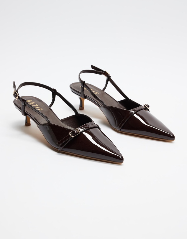 Dazie - Jane Pointed Toe Kitten Heels