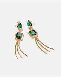 THOMAS SABO - THOMAS SABO Earrings with Green Stones