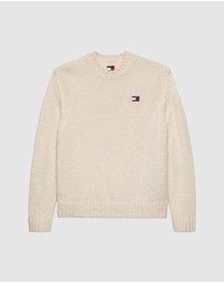 Tommy Jeans - Regular Cosy Texture Badge Sweater