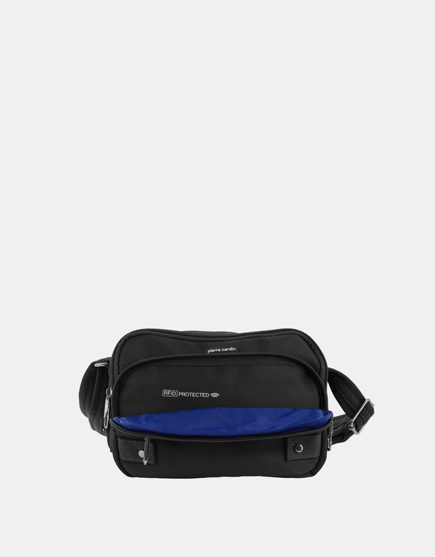 Pierre Cardin - Pierre Cardin Nylon Anti-Theft Cross Body Bag