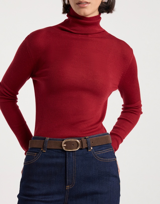 David Lawrence - Kumru Leather Suede Belt